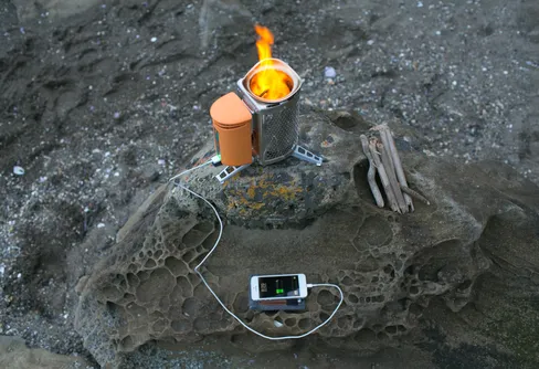 Friluftskök med laddenhet