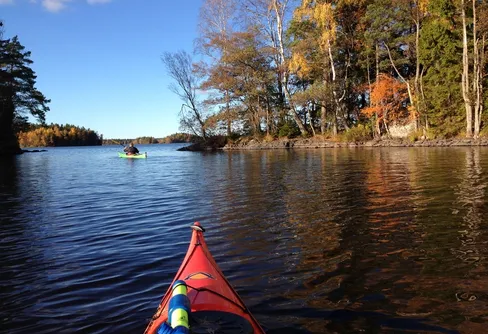 Höstpaddling i Nömmen