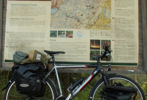 På cykel i bergslagsbygd