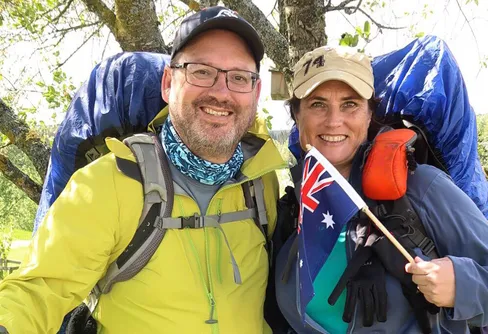 Pilgrimsvandrarna har hittat S:t Olavsleden