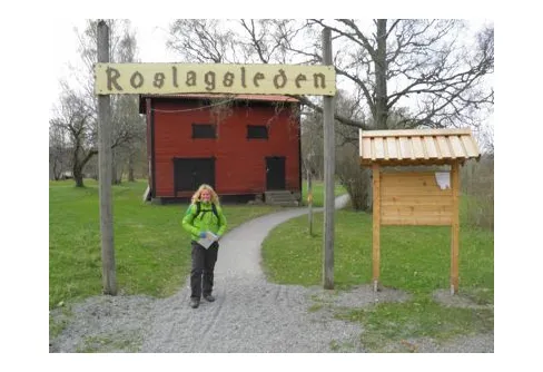 Vandring på nya sträckningen av Roslagsleden