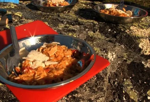 Kyckling & Risoni på fjälltur