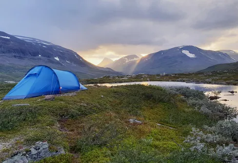 Genom Sarek, från väster till öster