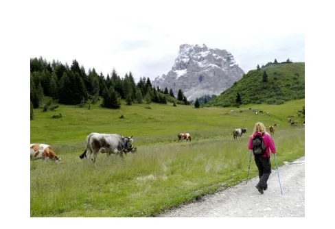 Italien vandring - Refugio Fornai Coldai belägen på 2191 meter över havet