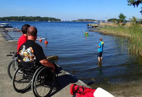 Föreningen Skogsturs första aktivitetsdag för funktionshindrade