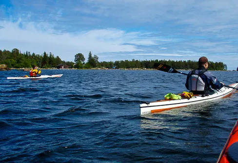 Midsommar paddling i Söderhamns skärgård