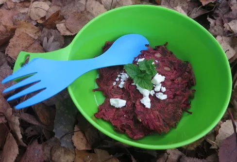 Veckans recept - Zuccini och rödbetsplättar