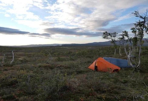 På väg mot Anåfjället