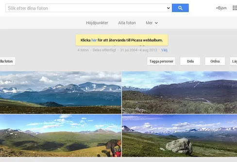 Njoatsosvágge - en överblick i bilder