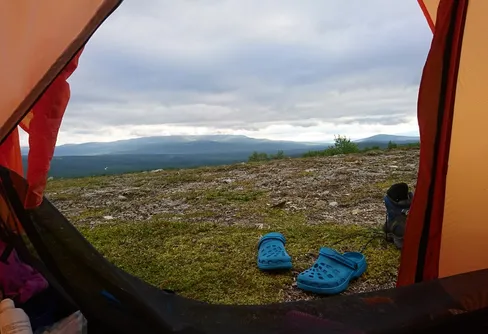Överraskande till Lunndörrsstugan