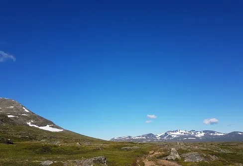 Fjälltur Ramundberget - Vålådalen 2017 - med uppståndelsekänsla vid Helags