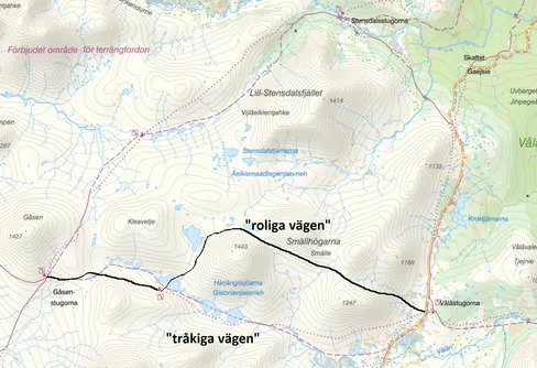 Gåsenstugorna till Vålåstugorna...men inte då!