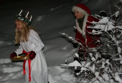 Ute är mörkt och kallt!