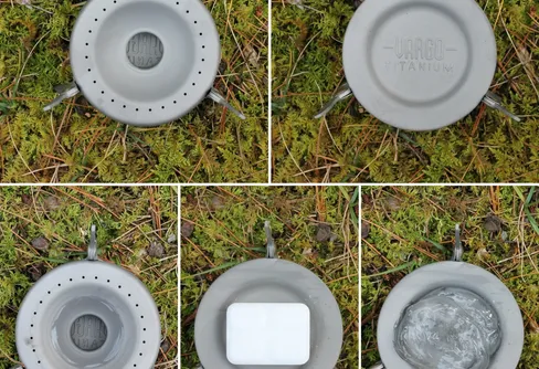 Ultralätt multi-fuel-kök och kokkärl