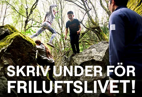 Upprop för friluftslivet inför valet