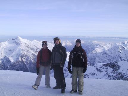 Vy över Monte Rosa Vy över Monte Rosa