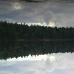 Spegelblank sjö