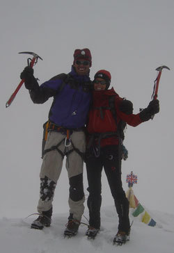 Toppen pa Island Peak Toppen pa Island Peak