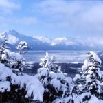 Utsikt från liftstationen i Girdwood