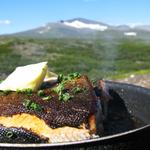 Lunch på väg mot Helags