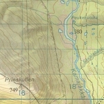 Karta över Kamajokk NRs gräns i V.