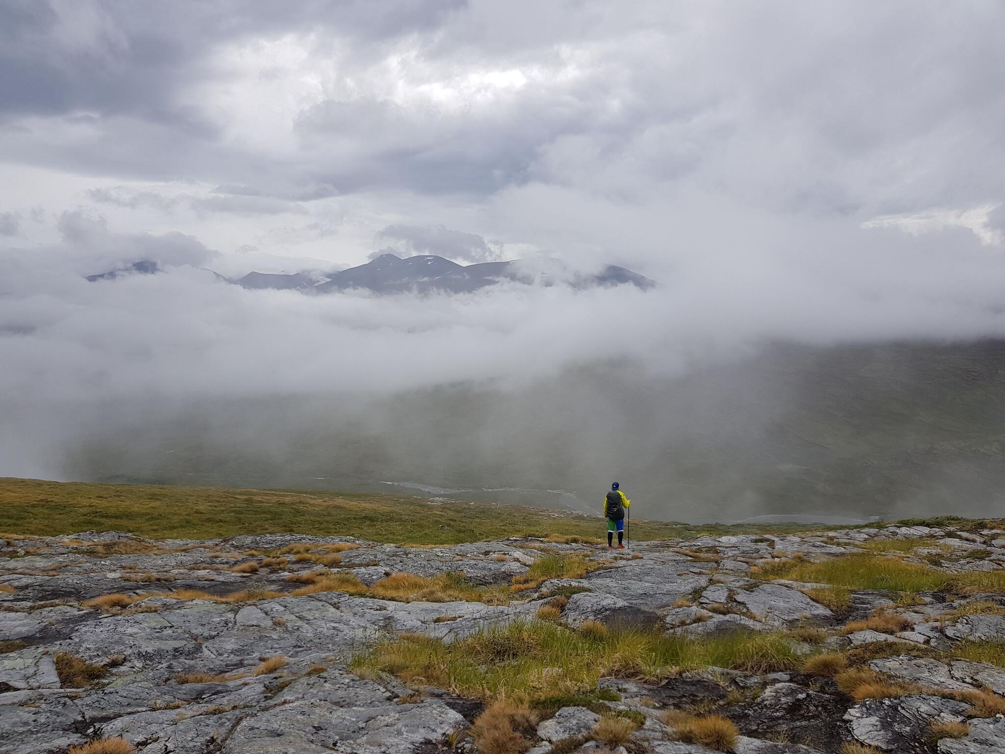 Nedfärd mot Kårsavagge.
