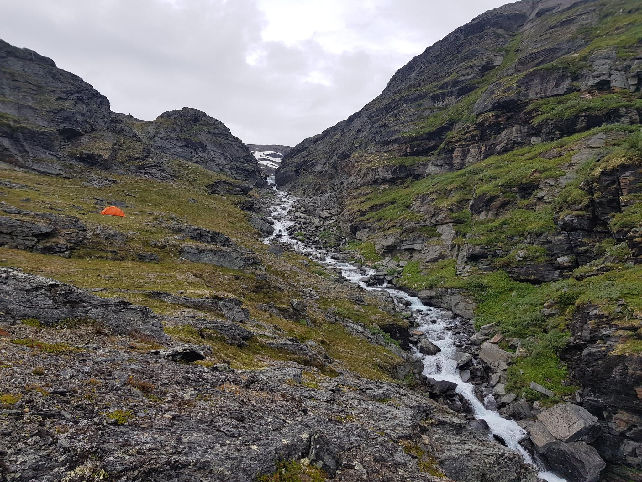 Vattenavrinningen från Latnjajávri.