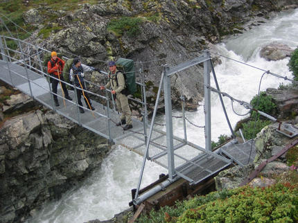 Bron över Gådokjåkkå Bron över Gådokjåkkå